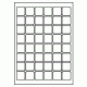 459 - Label Size 30mm x 30mm - 48 labels per sheet